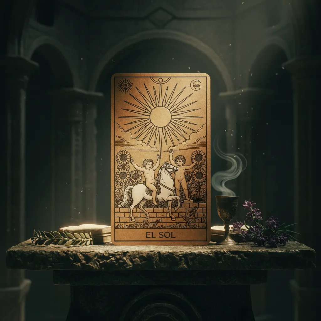 Interpretación de la carta El Sol en el Tarot: Significado y Posiciones