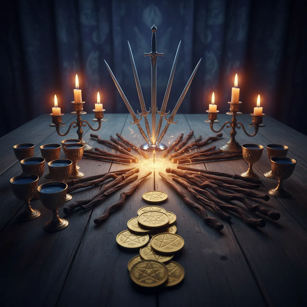 Significado de los 4 palos del Tarot: Oros, Bastos, Copas y Espadas