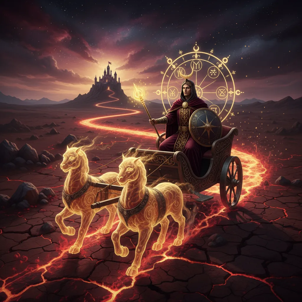 Significado de la carta El Carro en el Tarot: Determinación y éxito