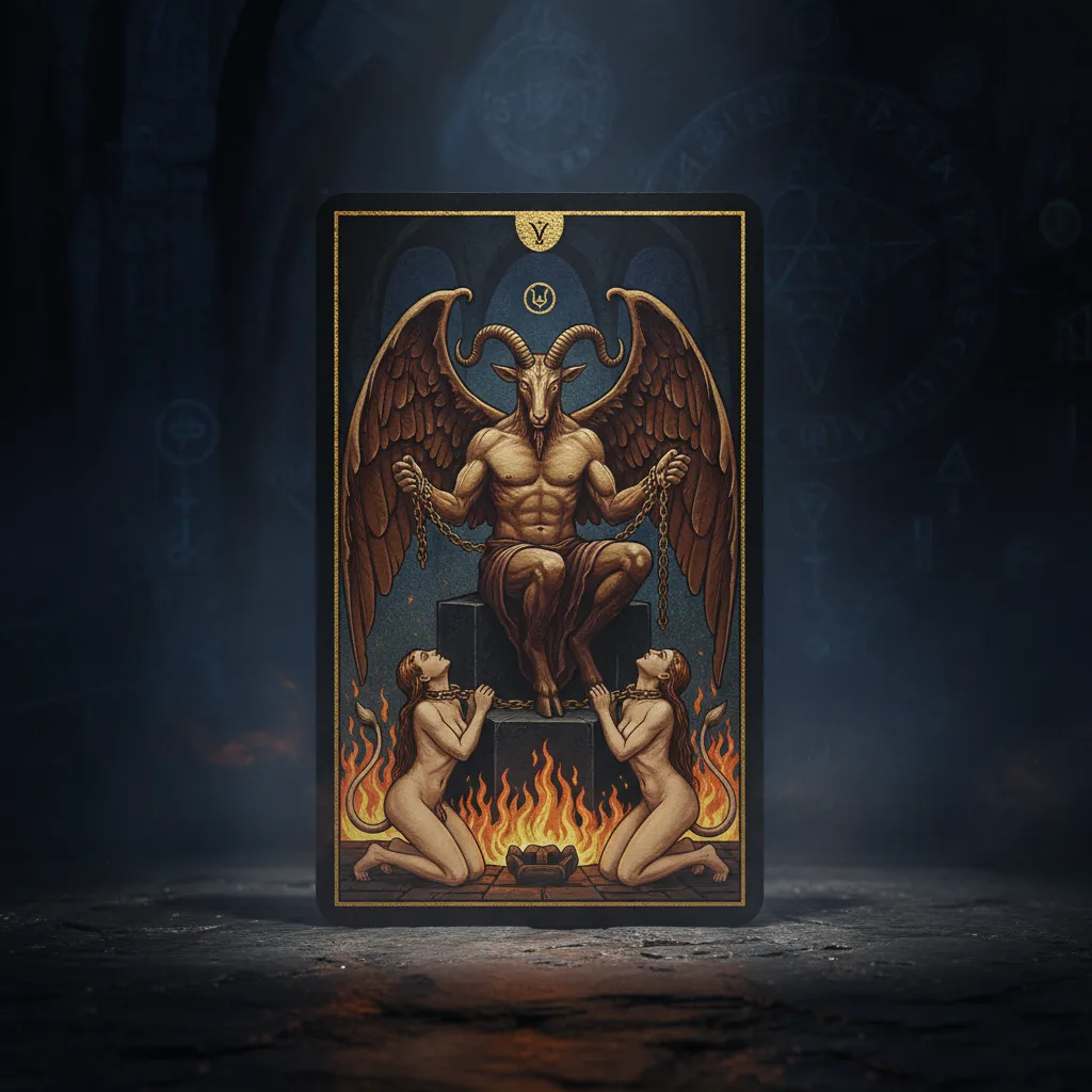 Significado de la carta El Diablo en el Tarot: Tentación y Control