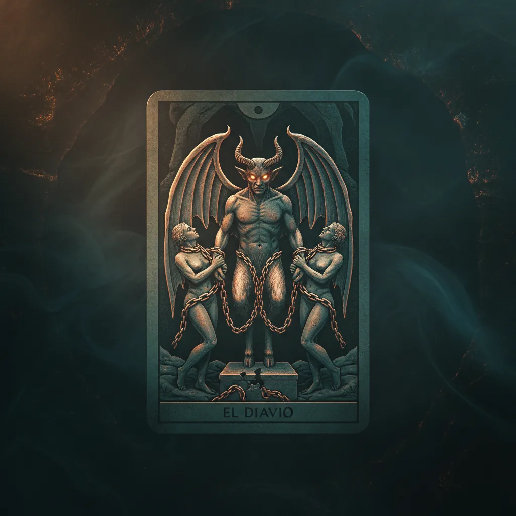El Diablo en el Tarot: ¿Qué significa realmente esta carta?