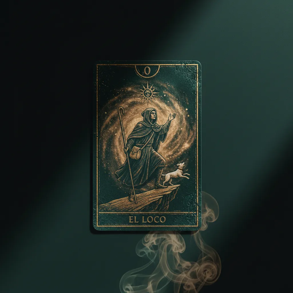 El Loco en el Tarot: Significado y simbolismo en posición vertical