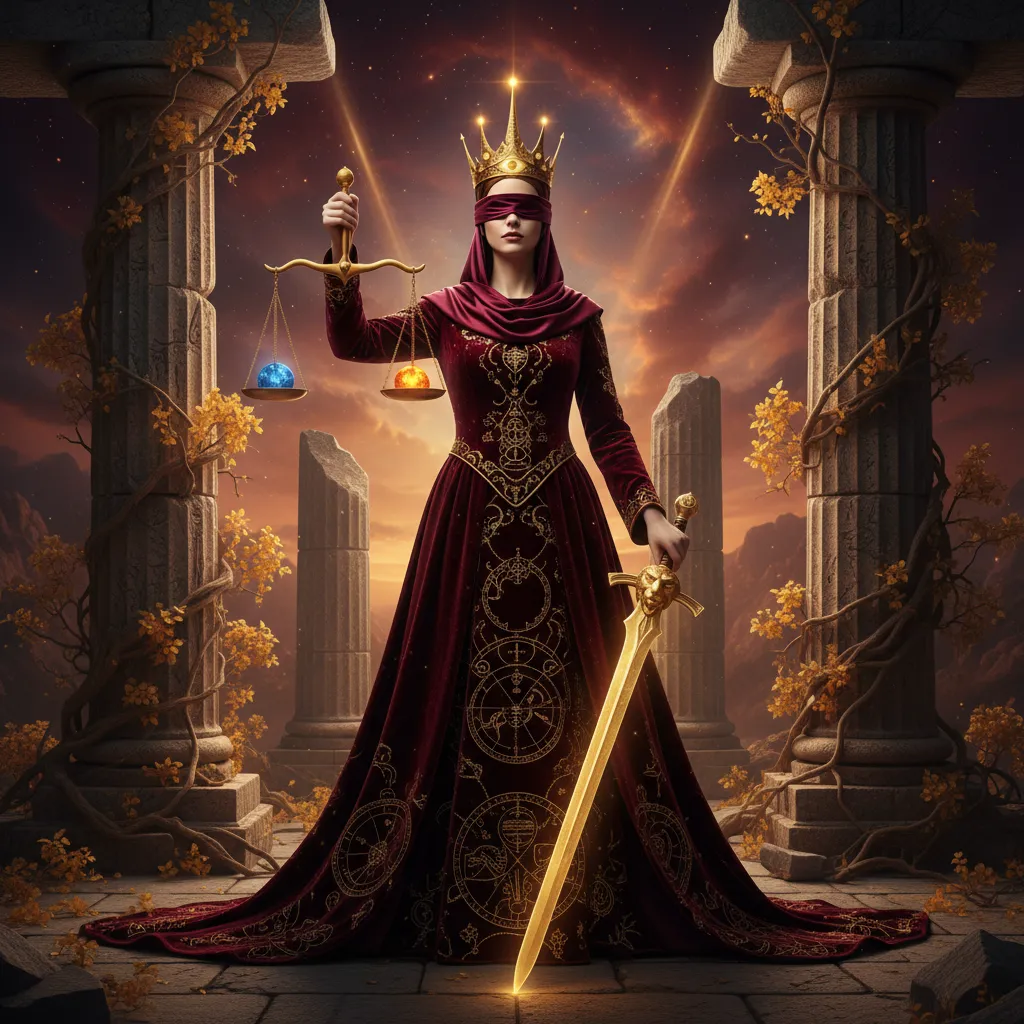 Significado de la carta Justicia en el Tarot: Simbología y claves