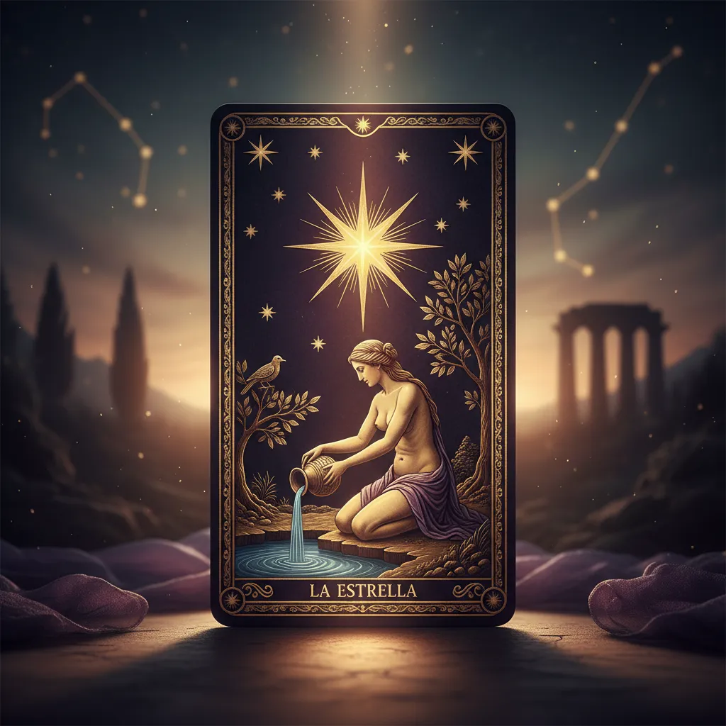 Significado de la carta de La Estrella: Esperanza y visión de futuro