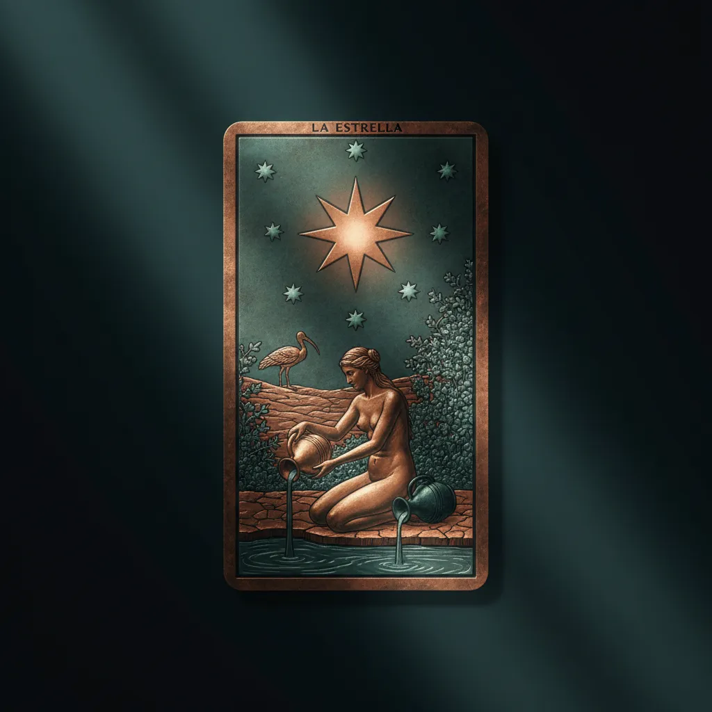 Significado de la carta La Estrella en el Tarot: Esperanza y Renovación