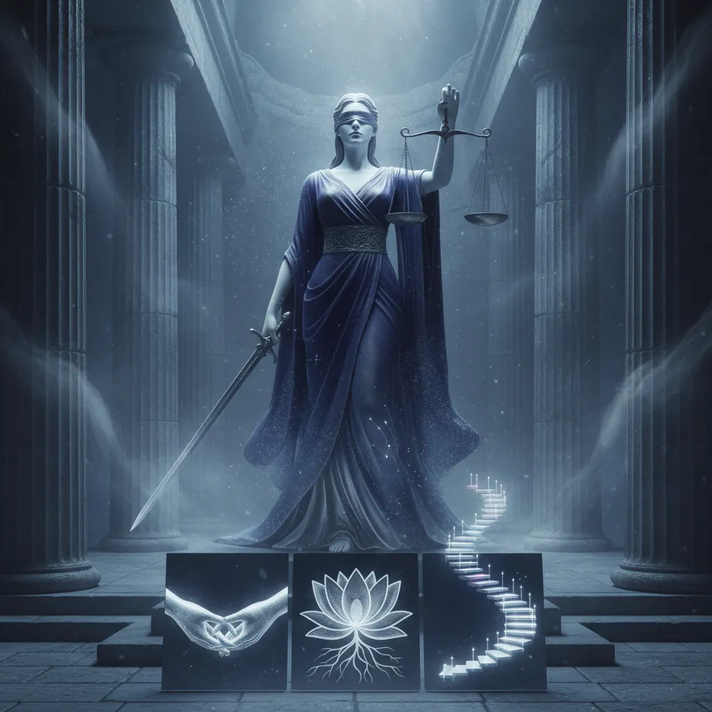 Significado de la carta La Justicia en el tarot: Amor, salud y espiritualidad