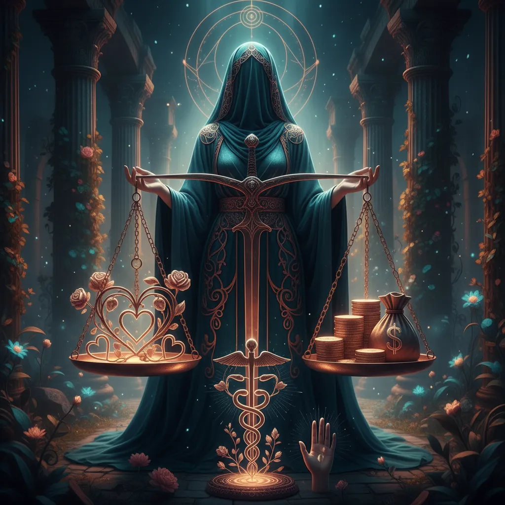 Significado de la carta La Justicia en el tarot: Amor, dinero y salud