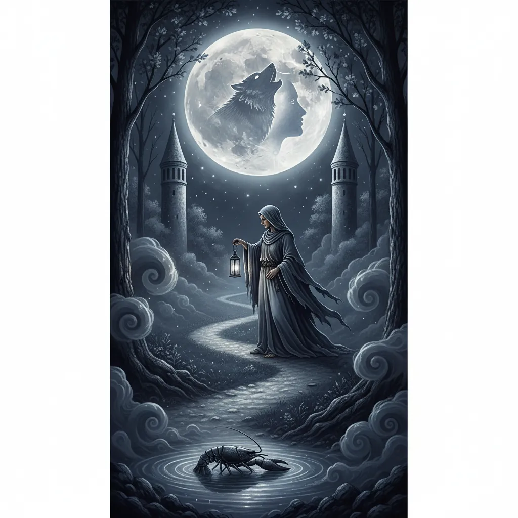 Significado de la carta de la Luna en el Tarot: Entre la ilusión y el genio