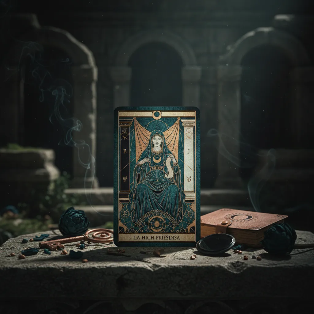 La Sacerdotisa en el Tarot: Significado, Simbolismo e Intuición
