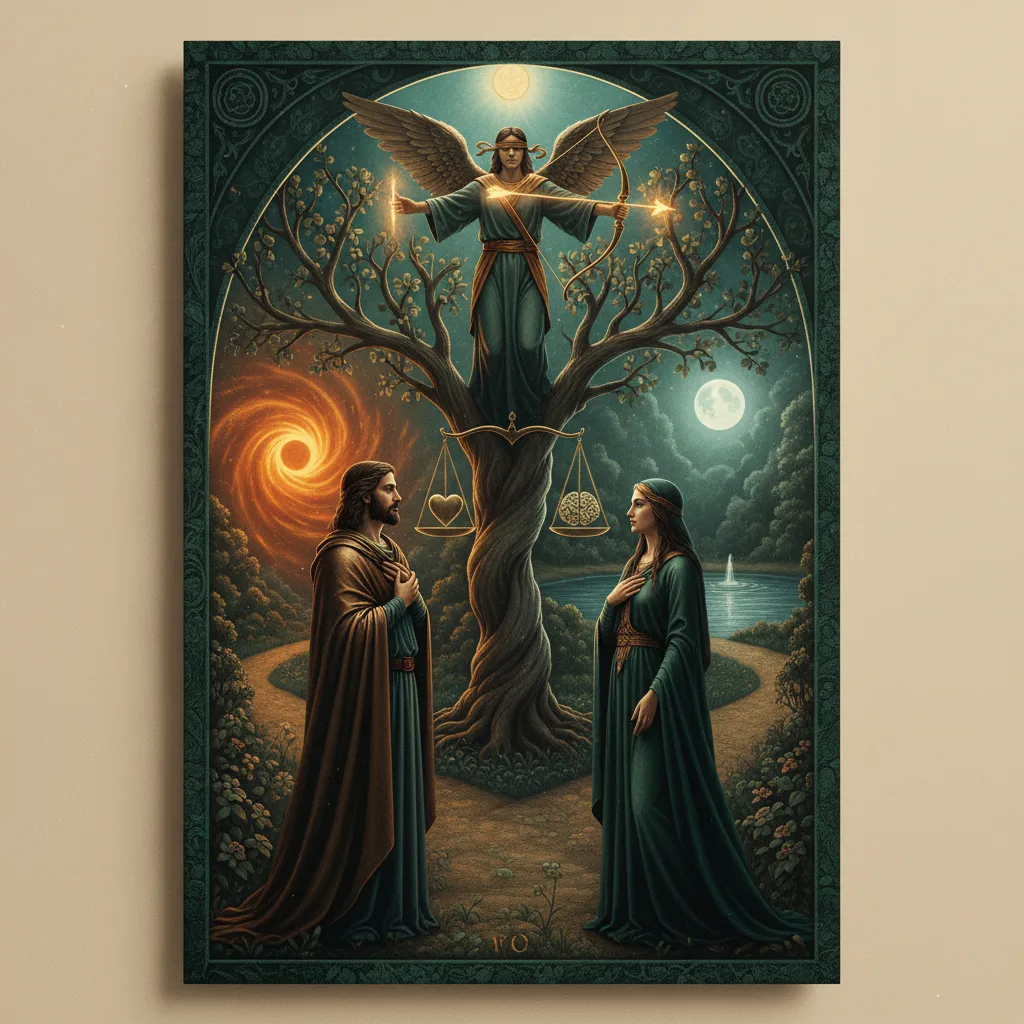Significado de la carta Los Amantes en el Tarot: Amor y Equilibrio