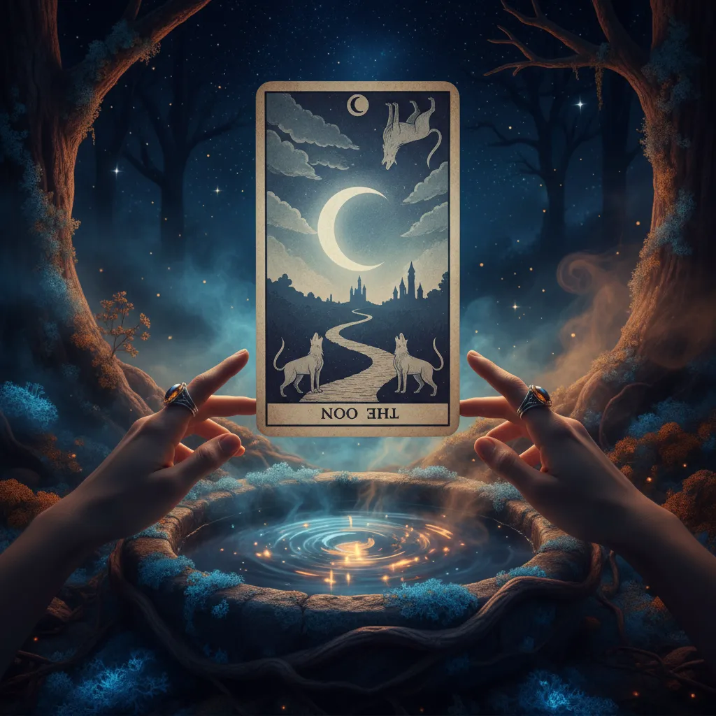 La Luna invertida en el Tarot: Significado y consejos prácticos