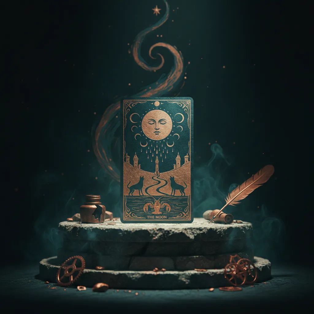 Significado de la carta de la Luna: Entre la locura y el genio creativo