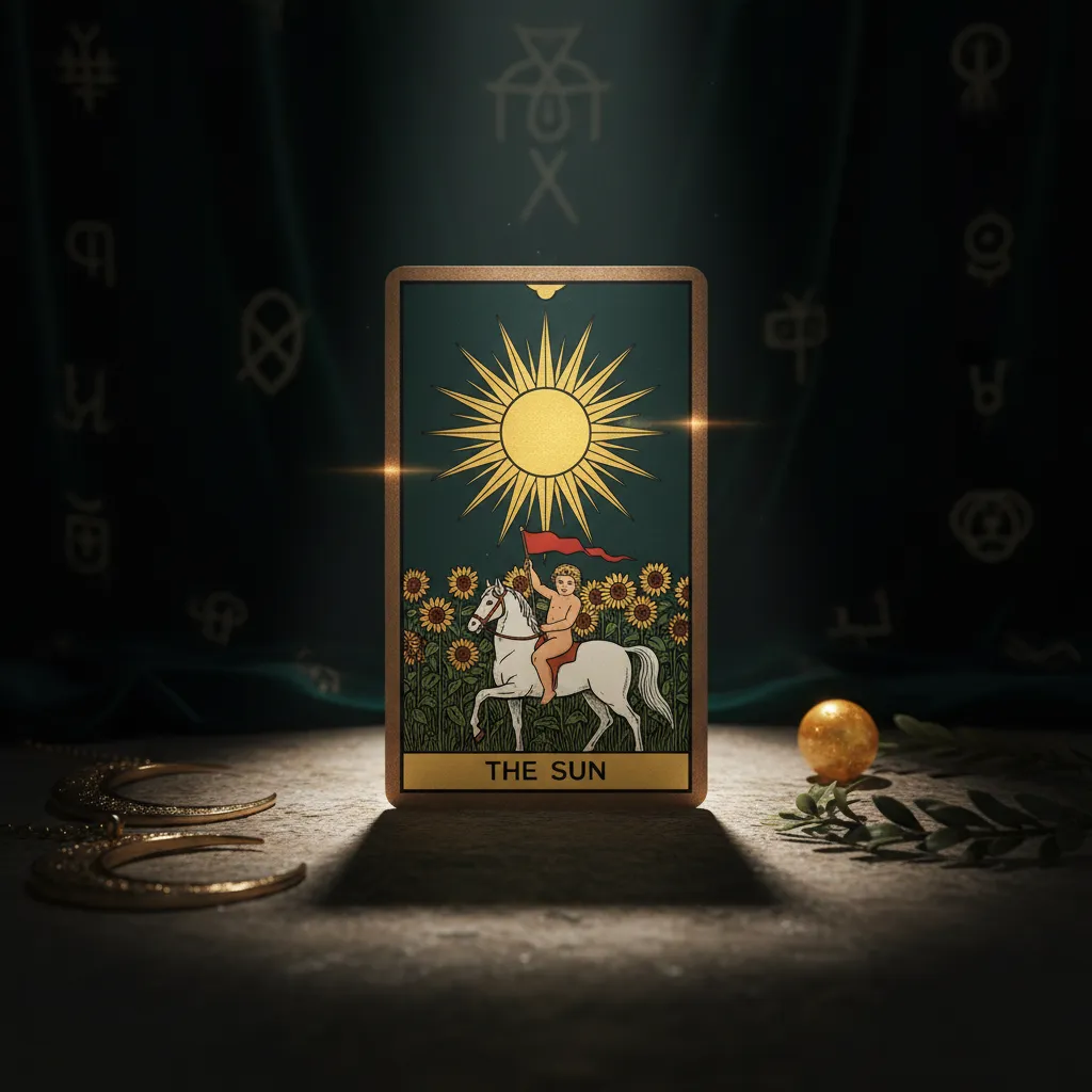 Significado de la carta del Sol en el Tarot: Gloria, triunfo y verdades