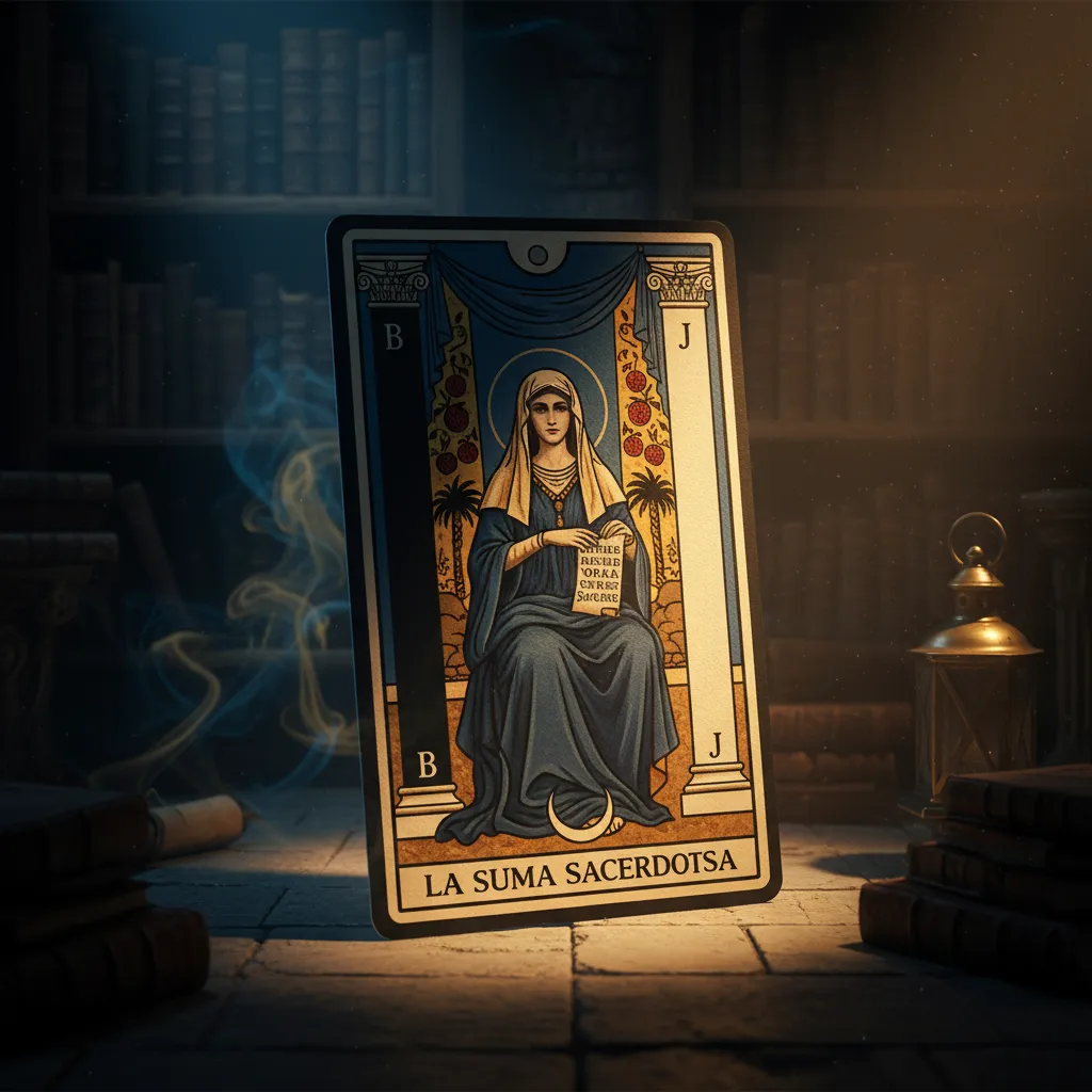 La Suma Sacerdotisa: Significado, intuición y conocimiento oculto en el Tarot