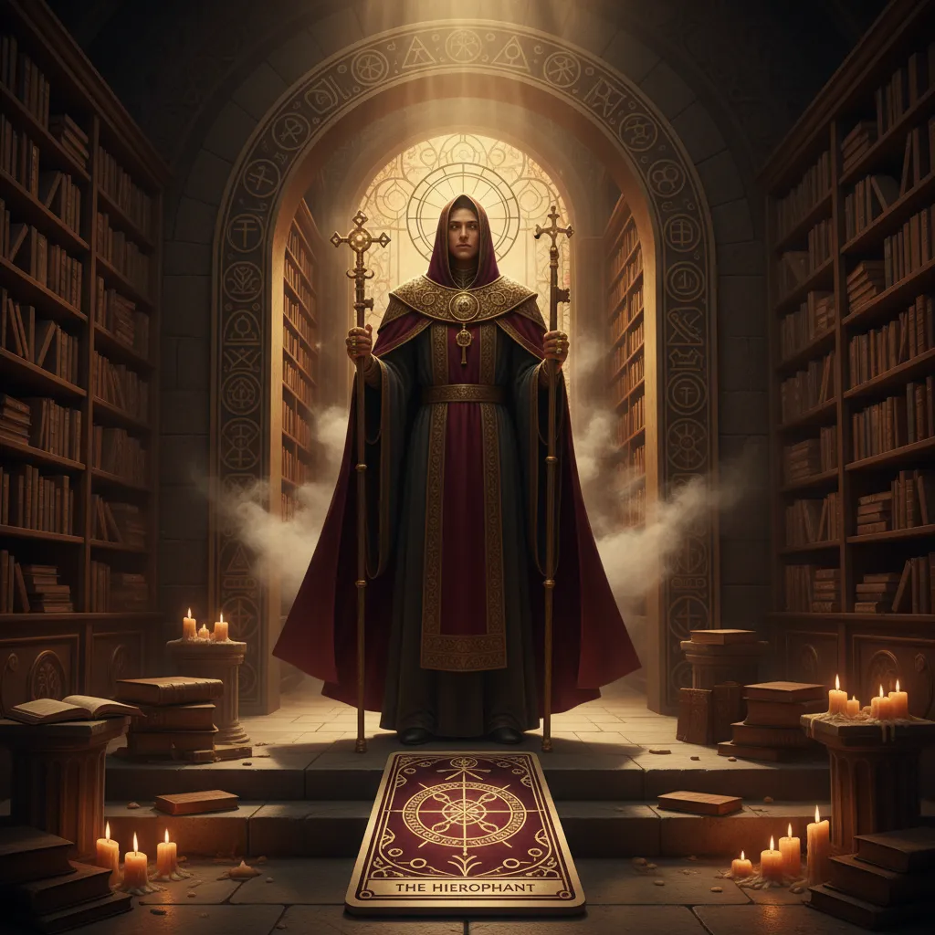 El Sumo Sacerdote en posición vertical: Significado y consejos prácticos