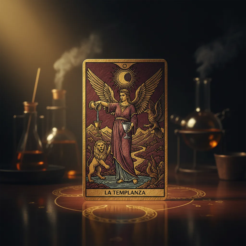 Significado de la carta de la Templanza: Alquimia y Síntesis