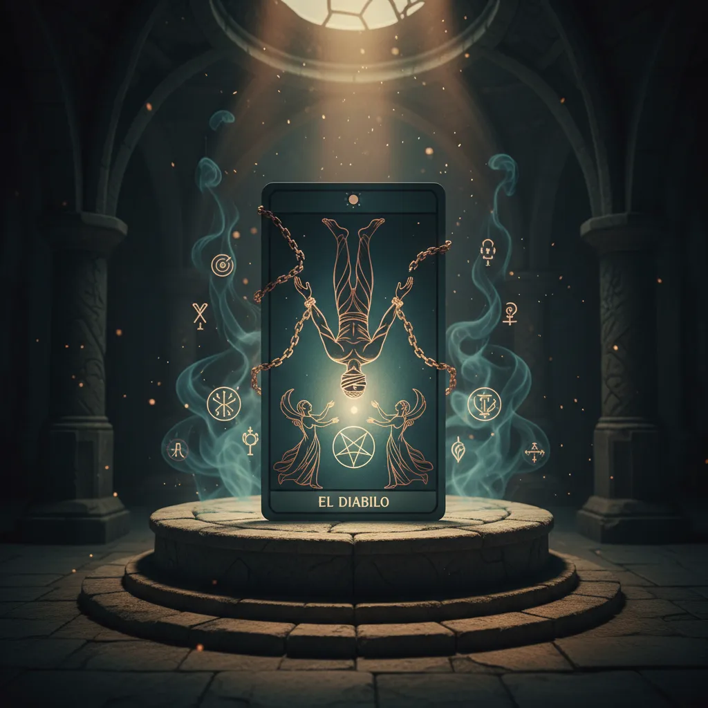 El Diablo invertido en el Tarot: ¿Qué significa realmente?