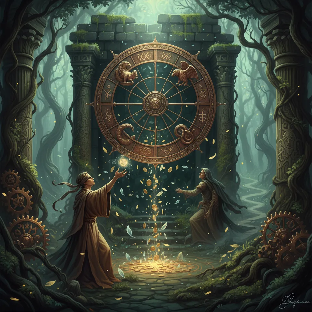 Significado de la Rueda de la Fortuna: Suerte y Cambios en el Tarot