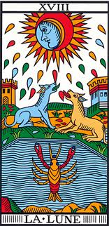 Conociendo más a fondo la carta de la Luna en posición invertida – Parte I